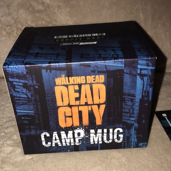 AMC The Walking Dead official Supply Drop Dead City Ceramic Campfire mug New - Picture 2 of 8
